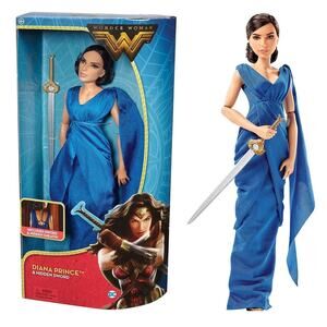 Mattel DC Comics Wonder Woman Diana Prince & Hidden Sword Doll 2016